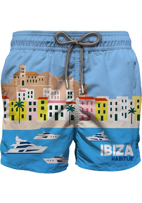 Costume con stampa SAINT BARTH | HAI0001 HAITI02281L IBIZA POSTCARD